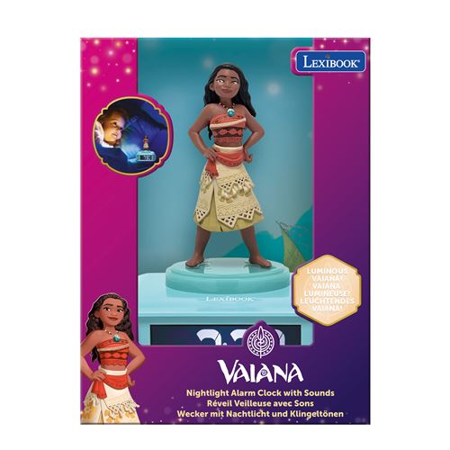 Lexibook - Réveil Veilleuse Vaiana - Jouet Éducatif - Image 2