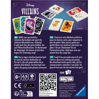 Jeu d'ambiance Ravensburger Jeu de cartes Villains