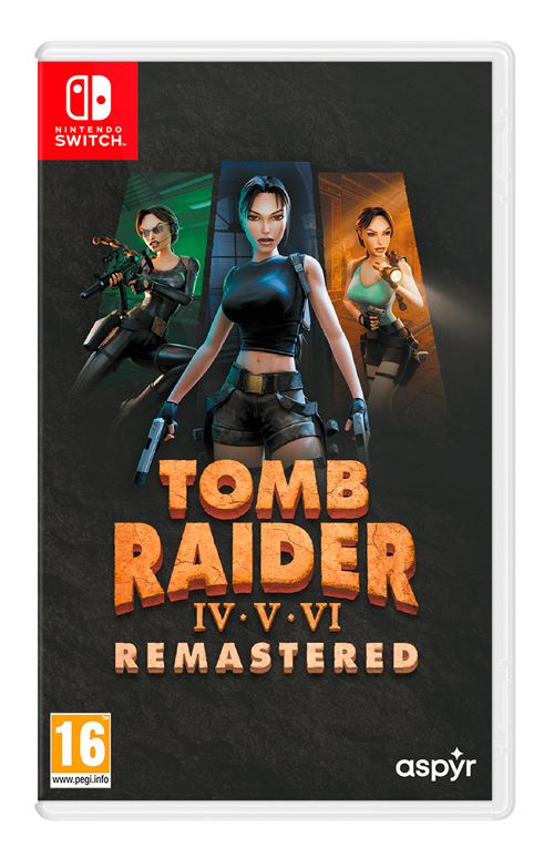 Tomb Raider IV VI Remastered Starring Lara Croft Nintendo Switch