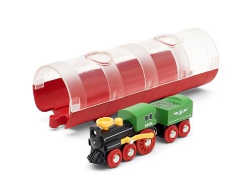 Brio Orange World 33892 Train À Vapeur Et Tunnel