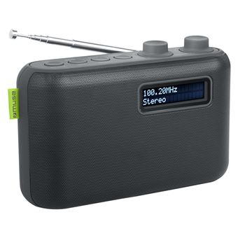 Draagbare digitale radio FM, DAB en DAB+ Muse M-108 DB Black