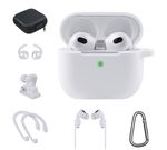 Kit accessoires On Earz Mobile Gear 7 en 1 pour Apple AirPods 3ème Gén Blanc