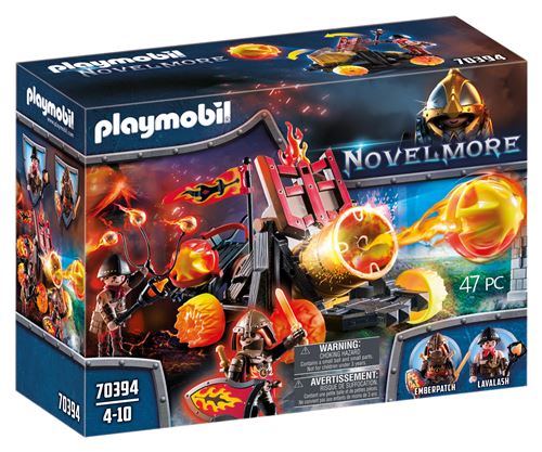 Playmobil Novelmore 70394 Catapulte à Lave Des Burnham Raiders