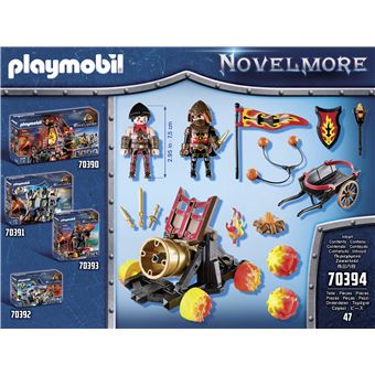 Playmobil Novelmore 70394 Catapulte à lave des Burnham Raiders