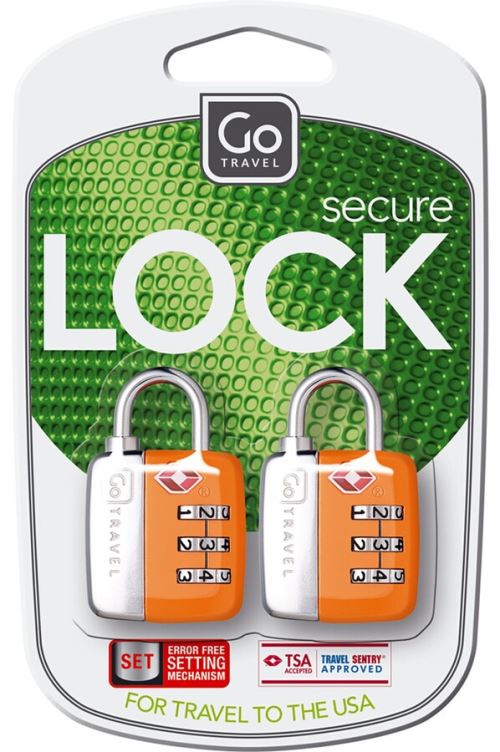 Lot de 2 cadenas Go Travel TSA Codes Cadenas de voyage Equipements sportifs fnac