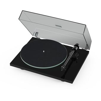 Pro-Ject T1 Evo Phono Giradischi In Noce Con Cella Ortofon OM10 - Preamplificatore Integrato