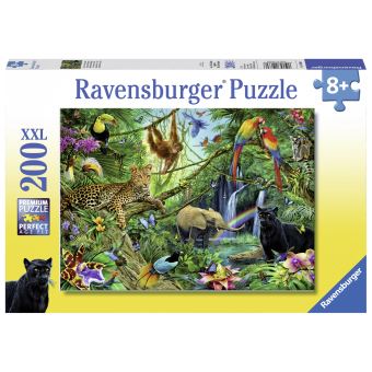 Puzzle 200 pièces XXL Ravensburger Animaux de la jungle - 1