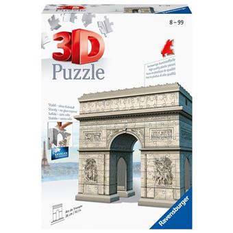 RAVENSBURGER 3D Puzzle Arc De Triomphe 216 Teile - 1