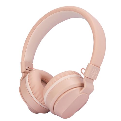 Casque arceau supra-aural sans fil Swingson BT Bluetooth Rose