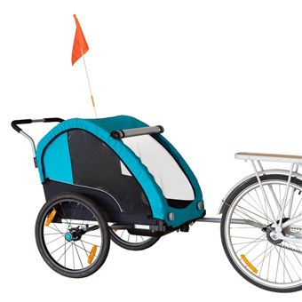 Remorque vélo Bike Original avec bac en plastique et jantes noires