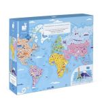 Puzzle éducatif géant Curiosités du Monde 350 pcs