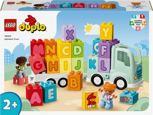 LEGO Duplo Town Le camion de l'Alphabet 10421 - vue 9