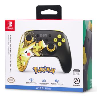 Manette sans fil améliorée PowerA pour Nintendo Switch Edition Pikachu 025