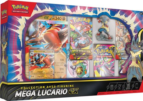 Pokémon Coffret Collection Mega Lucario Ex Figurine FR Neuf Scellé - Image 4