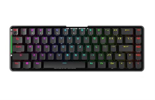 ASUS ROG Falchion - Toetsenbord - achtergrondverlichting - draadloos - USB, 2.4 GHz - AZERTY - Frans - toetsschakelaar: CHERRY MX RGB Red