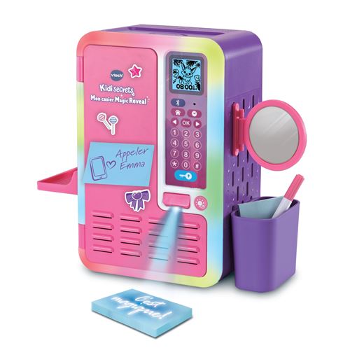 Jeu Électronique Vtech Kidisecrets, Mon Casier Magic Reveal Violet