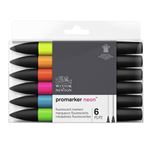 Blister Winsor & Newton 6 marqueurs Neon