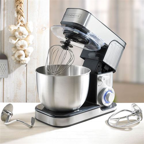 Robot Pétrin 6.5l Kitchencook Avec Blender Modèle Expert Xl Argent - Recondition