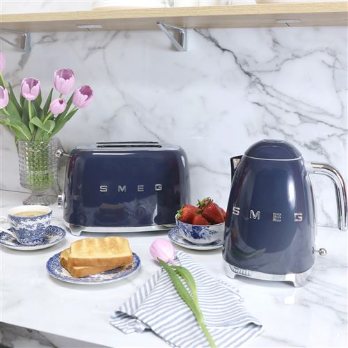 SMEG - Toaster grille-pain vert d'eau 4 tranches - TSF02PGEU - Années 50