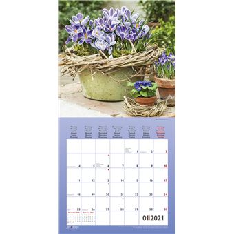 Calendrier TeNeues Jardin et Décoration 2021 30 x 30 cm