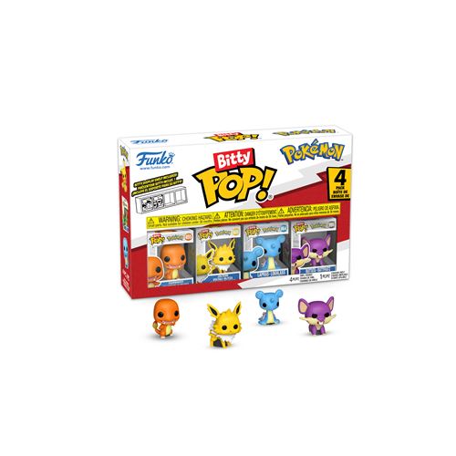 Pack de 4 figurines Funko Bitty Pop Pokémon Charmander