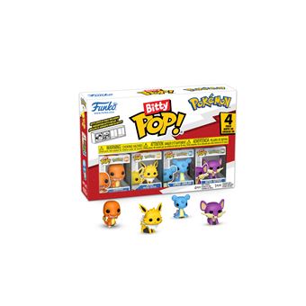 Pack de 4 figurines Funko Bitty Pop Pokémon Charmander - Figurine de collection - Achat & prix | fnac