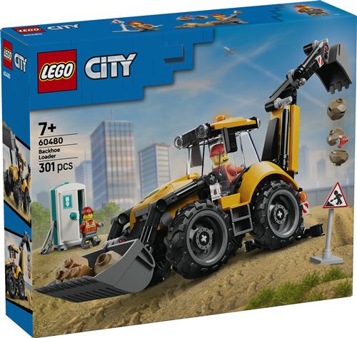 LEGO® City 60480 Le tractopelle jaune