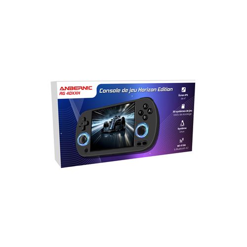 Console portable rétrogaming Anbernic RG40XXH Edition Horizon RGB Ecran IPS 4 64 Go Noir - Jeux vidéo - Achat & prix