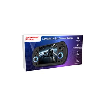 XF40H Console de jeu portable, console de jeu rétro avec écran IPS 4K HD de 4 pouces, prise en charge du Wi-Fi en ligne, plus de 20 000 jeux classiques préchargés, comprend