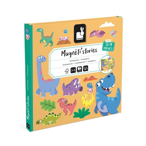 Jeu éducatif Janod Magnéti'stories Les Dinosaures