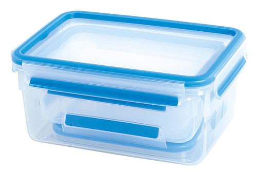 EMSA CLIP & CLOSE 3D Perfect Clean Lot de 3 boîtes alimentaires hermétiques 0,55 L, 1 L et 2,3 L - Image 3