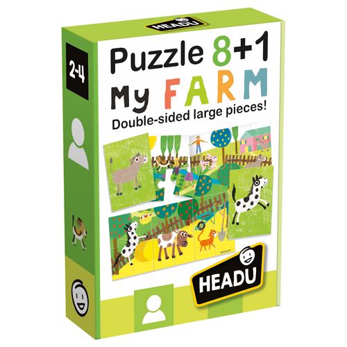 Puzzle 8+1 La ferme Headu