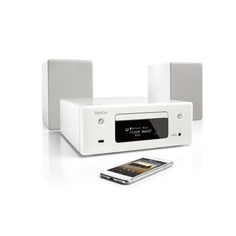Enceintes Denon SC-N10 blanches - Photo, audio & vidéo