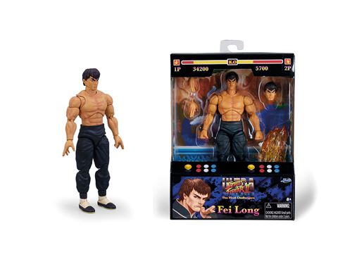 Figurine articulée Jada Street Fighters Fei-Long 15 cm - Jada