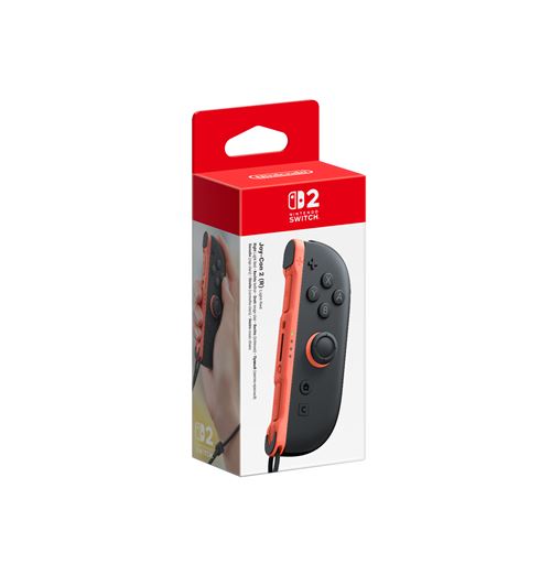 Manette Nintendo Joy-Con 2 droite pour Nintendo Switch 2 Rouge clair et noir