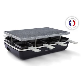 Raclette Lagrange Élément pierre de cuisson 1200 W Noir - 1