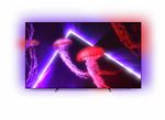 TV OLED Philips 77OLED807 194 cm Ambilight 4K UHD Android TV Metal argenté