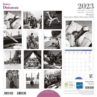 CALENDRIER 2023 30X30 DOISNEAU