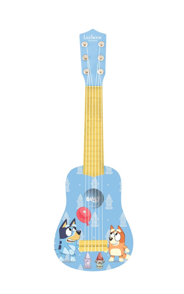 Guitare Pour Enfant Bluey Lexibook - 6 Cordes Nylon, 53 Cm, Guide Inclus, à Partir De 3 Ans