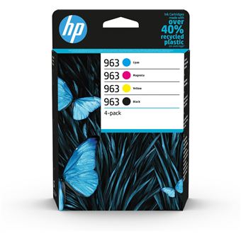 HP 963XL - 22.77 ml - à rendement élevé - cyan - original - cartouche d' encre - pour Officejet Pro 9010, 9012, 9014, 9015, 9016, 9019, 9020, 9022,  9025 - Cartouche d'encre - Achat & prix