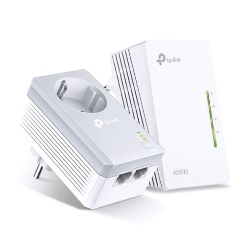 Tp Link Kit CPL AV600 et Wi Fi N300, adaptateur réseau CPL avec point d'accès sans fil, blanc - Image 5