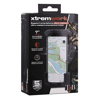 Support smartphone pour guidon T'n'b Xtremwork Noir