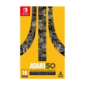 Atari 50 The Anniversary Celebration Expanded Steelbook Edition Nintendo Switch