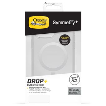 Coque antichoc OtterBox Symmetry + Magsafe pour iPhone 14 Pro Max Transparent