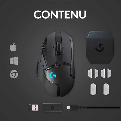 logitech g502 hero wireless gaming mouse