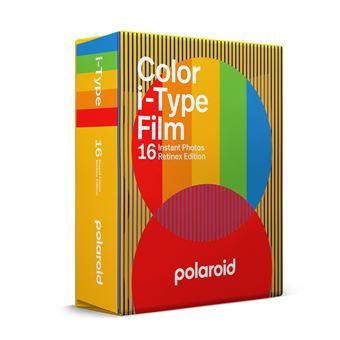 Pack Double Film couleur Polaroid pour appareil photo instantané i-Type  Cadre rond Retinex Edition - Pellicule ou papier photo
