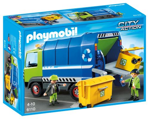 Playmobil City Action 6110 Camion de recyclage ordures