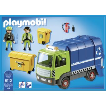 De 6110 Vgpsuzmlq Camion Recyclage Ordures City Playmobil Action b6IfgY7yv