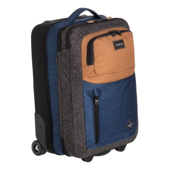 Valise cabine Quiksilver Horizon 2 roues Bleue et grise Sac de voyage Equipements de sport fnac