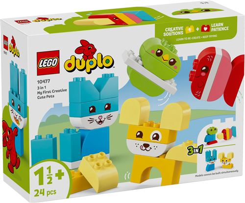 LEGO® DUPLO® My First 10477 Les jolis animaux créatifs 3 en 1 - vue 2